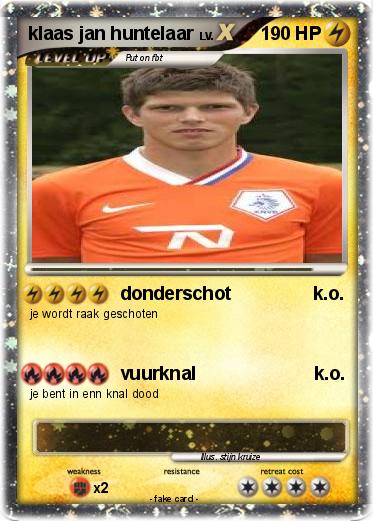 Pokemon klaas jan huntelaar