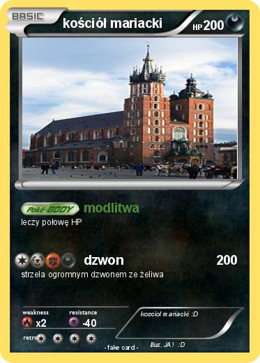 Pokemon kościół mariacki