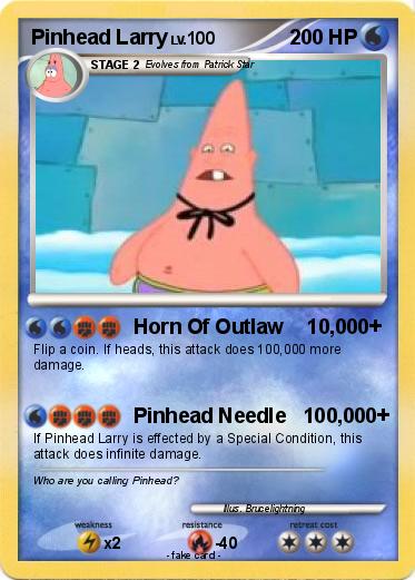 Pokemon Pinhead Larry
