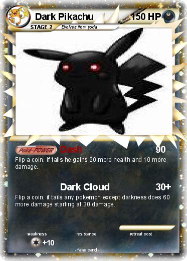 Pokemon Dark Pikachu