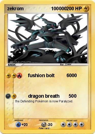 Pokemon zekrom                     100000