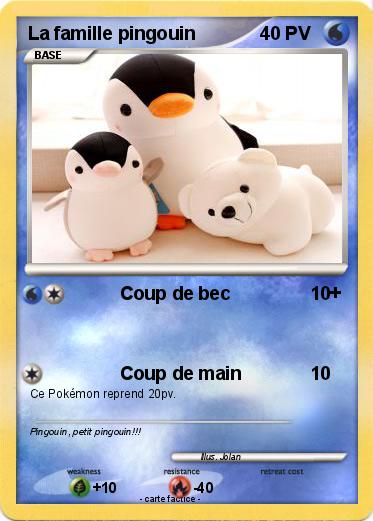 Pokemon La famille pingouin