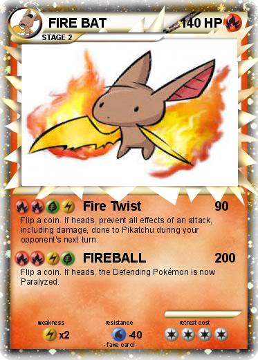 Pokemon FIRE BAT