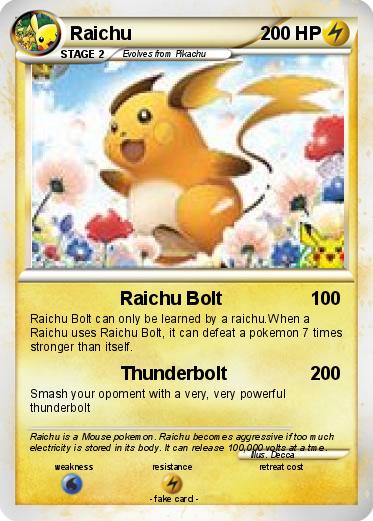 Pokemon Raichu