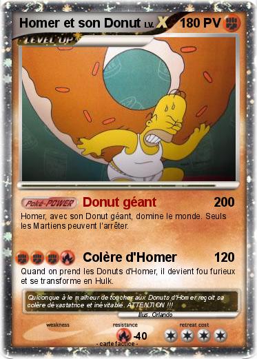 Pokemon Homer et son Donut