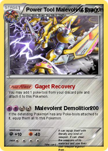 Pokemon Power Tool Malevolent Dragon