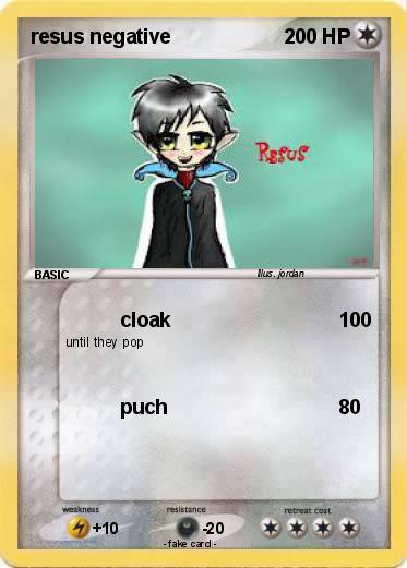 Pokemon resus negative