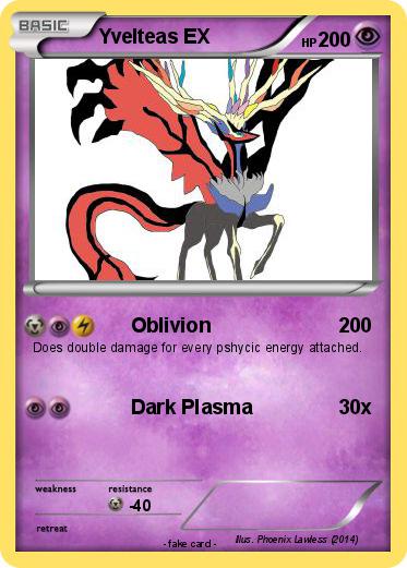 Pokemon Yvelteas EX