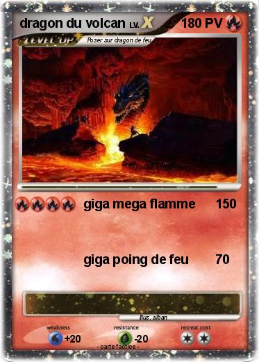 Pokemon dragon du volcan