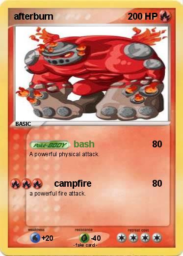 Pokemon afterburn