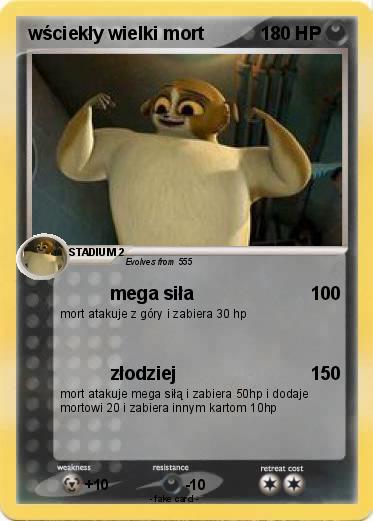 Pokemon wściekły wielki mort