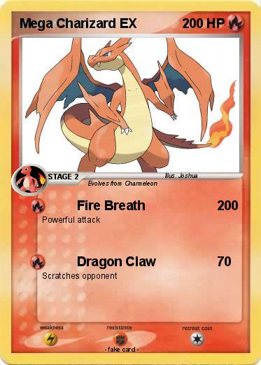 Pokemon Mega Charizard EX