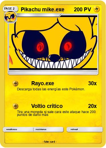 Pokemon Pikachu mike.exe