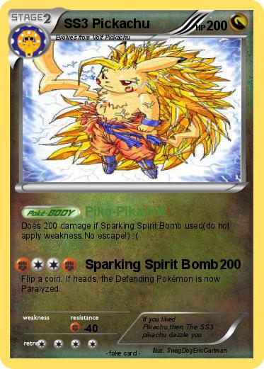 Pokemon SS3 Pickachu