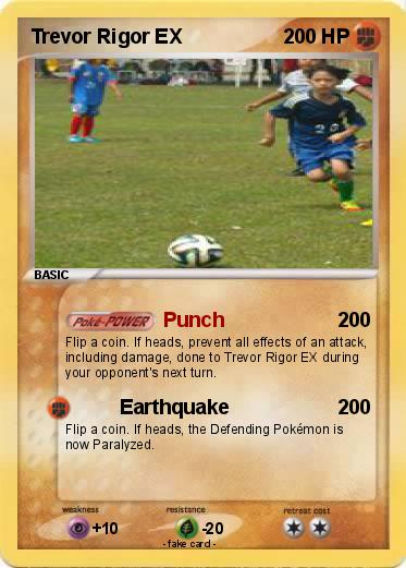 Pokemon Trevor Rigor EX