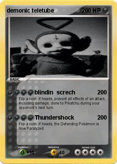 Pokemon demonic teletube