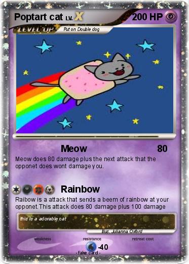 Pokemon Poptart cat