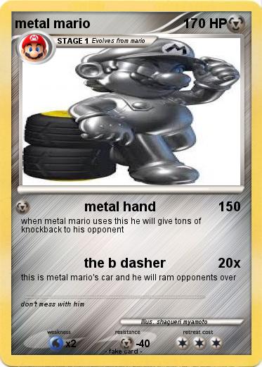 Pokemon metal mario