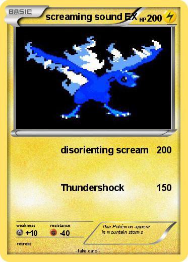 Pokemon screaming sound EX
