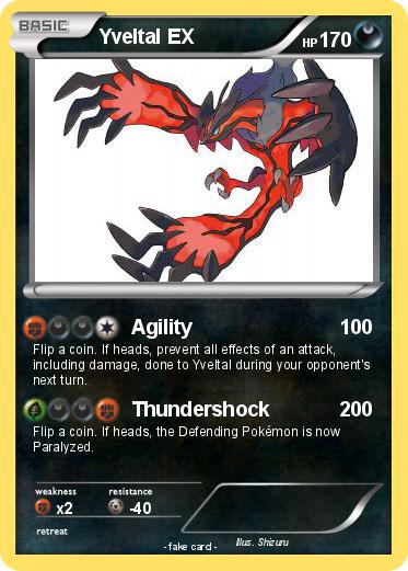 Pokemon Yveltal EX