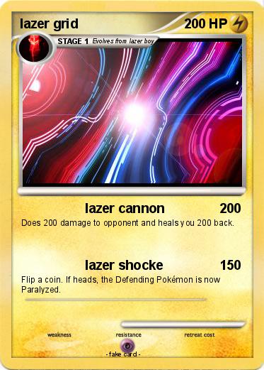 Pokemon lazer grid