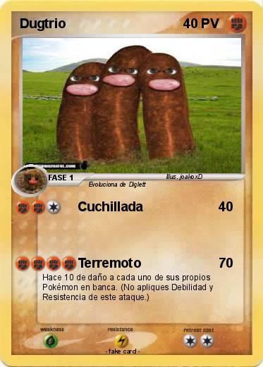 Pokemon Dugtrio
