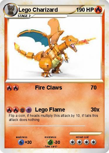 Pokemon Lego Charizard