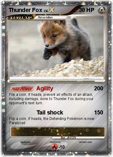 Pokemon Thunder Fox