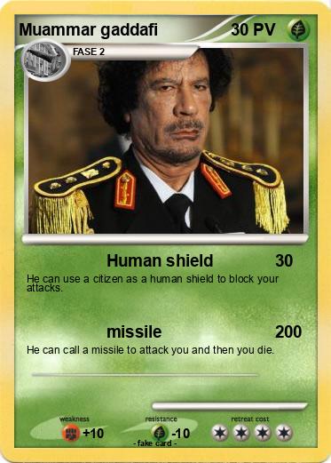 Pokemon Muammar gaddafi