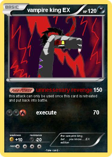 Pokemon vampire king EX