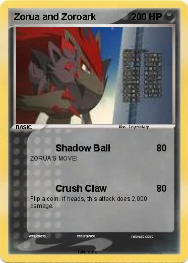 Pokemon Zorua and Zoroark