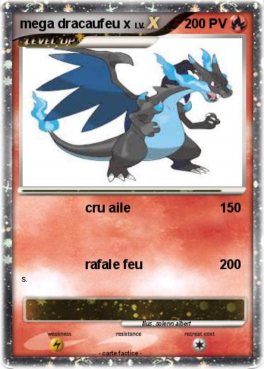 Pokemon mega dracaufeu x