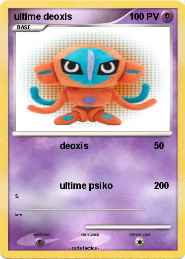 Pokemon ultime deoxis