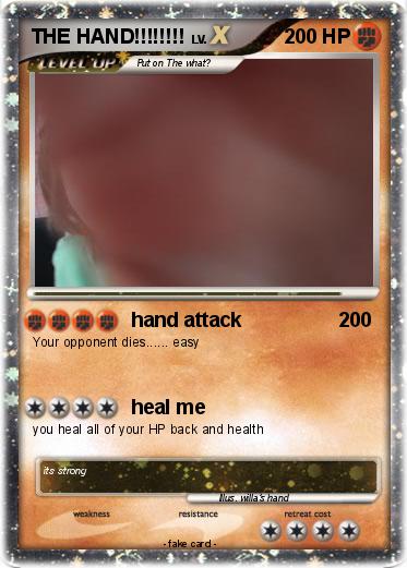 Pokemon THE HAND!!!!!!!!