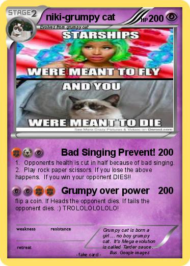 Pokemon niki-grumpy cat
