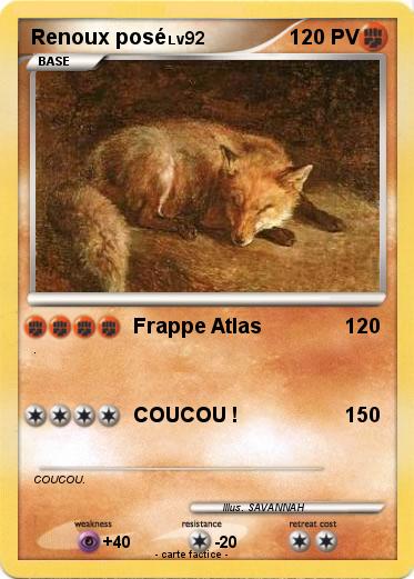 Pokemon Renoux posé