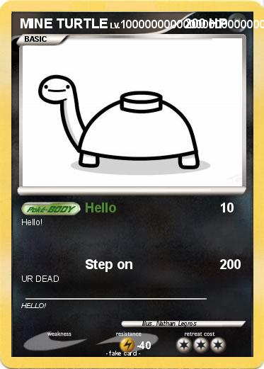 Pokemon MINE TURTLE