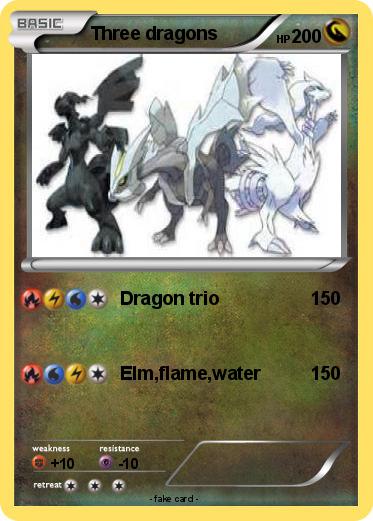 Pokemon Three dragons
