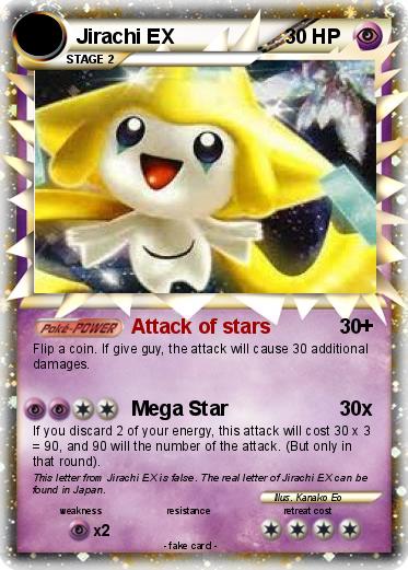 Pokemon Jirachi EX