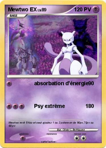 Pokemon Mewtwo EX