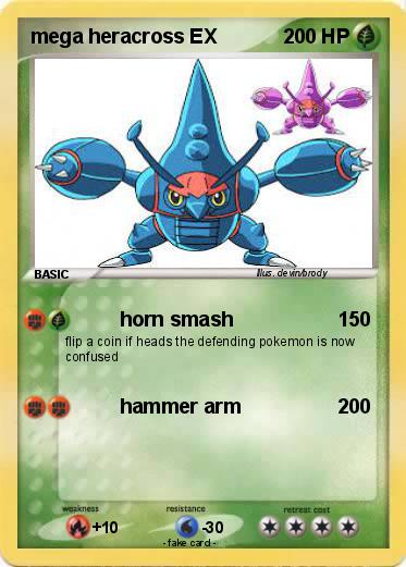Pokemon mega heracross EX
