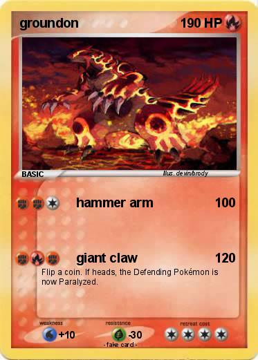 Pokemon groundon