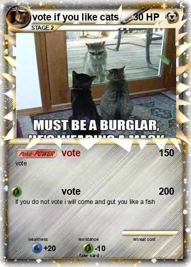 Pokemon vote if you like cats