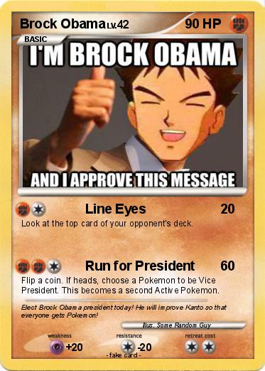 Pokemon Brock Obama