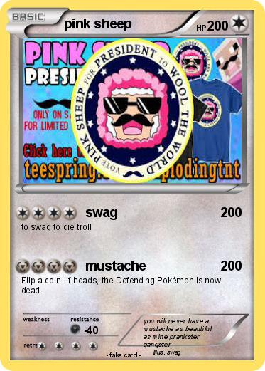 Pokemon pink sheep