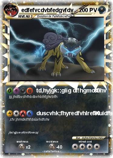 Pokemon edfefvcdvbfedgvfdv