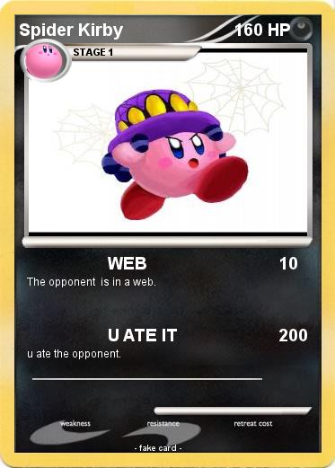 Pokemon Spider Kirby
