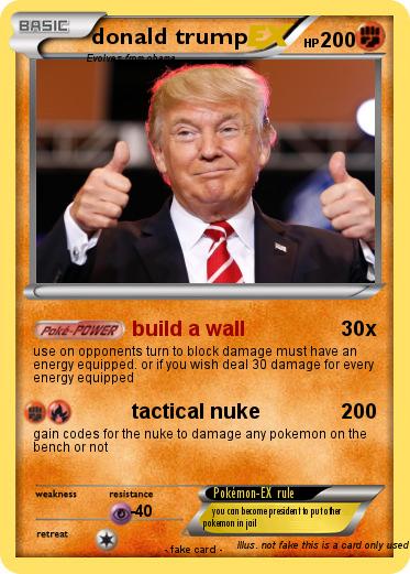 Pokemon donald trump