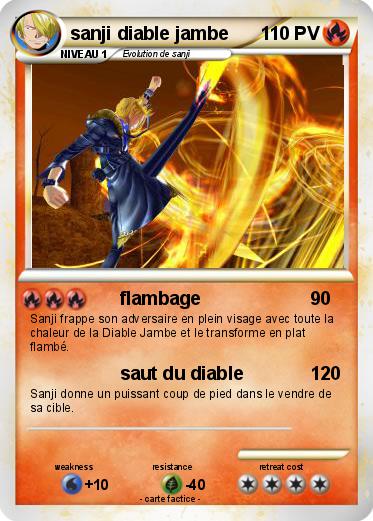 Pokemon sanji diable jambe