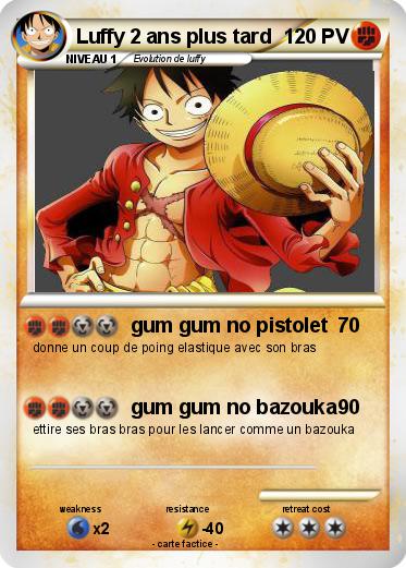 Pokemon Luffy 2 ans plus tard